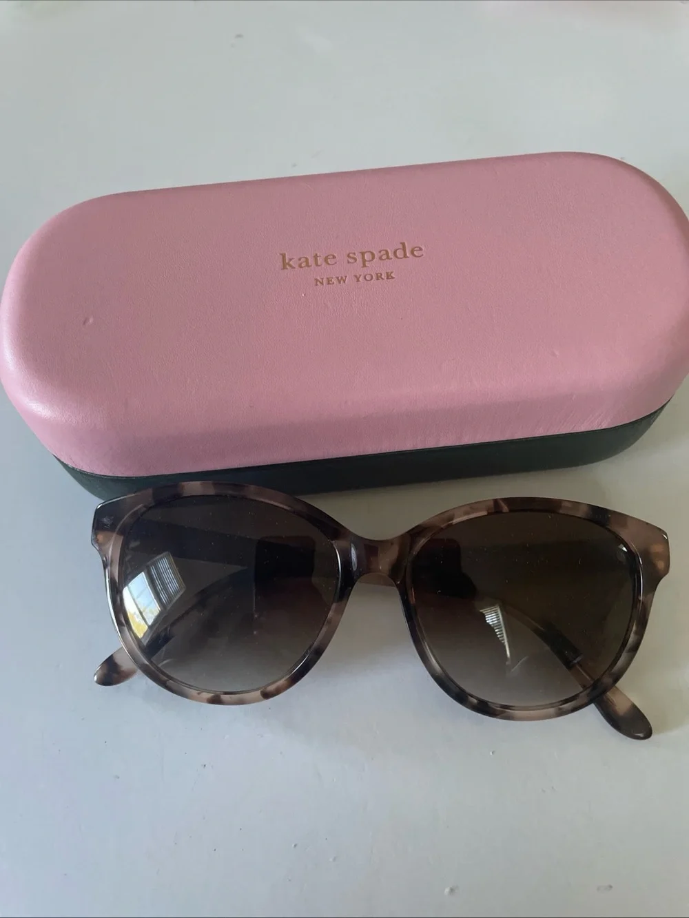 kate spade Women's Tortoiseshell Brown Gradient Sunglasses
